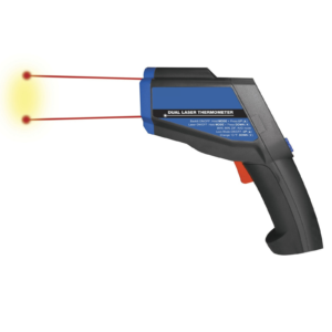 TERMÔMETRO DIGITAL INFRAVERMELHO COM TERMOPAR TIPO K -60°C/+760°C | Mixtool® MT52225-B